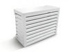 Aluminum Heat Pump Cover- White-Small
