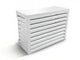 Aluminum Heat Pump Cover- White-Small