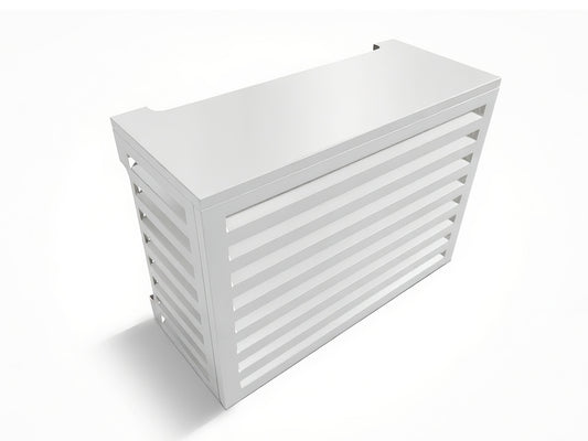 Aluminum Heat Pump Cover- White-Small