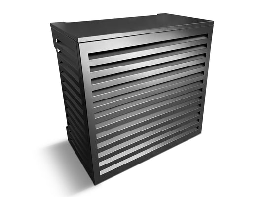 Aluminum Heat Pump Cover- Black -Medium