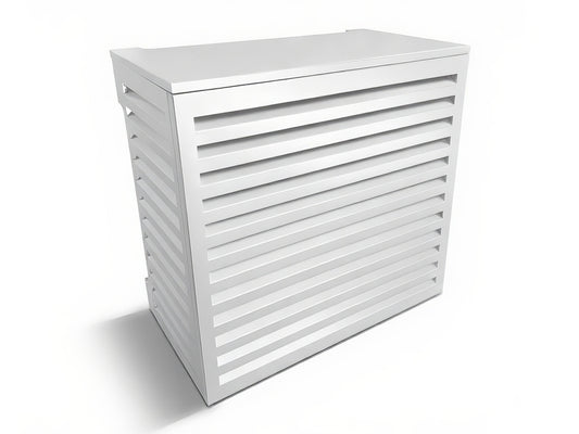 Aluminum Heat Pump Cover- White -Medium