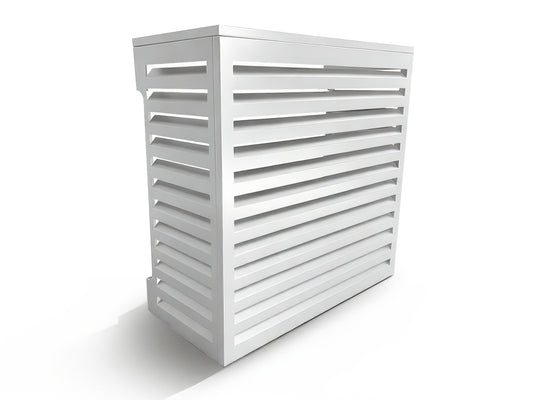 Aluminum Heat Pump Cover- White -Medium