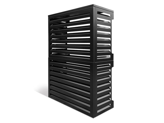 Aluminum Heat Pump Cover- Black-Large