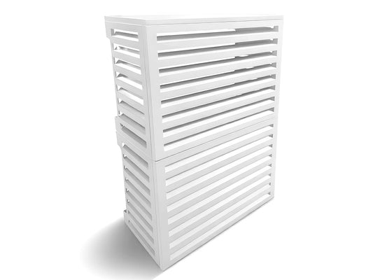 Aluminum Heat Pump Cover- White-Large