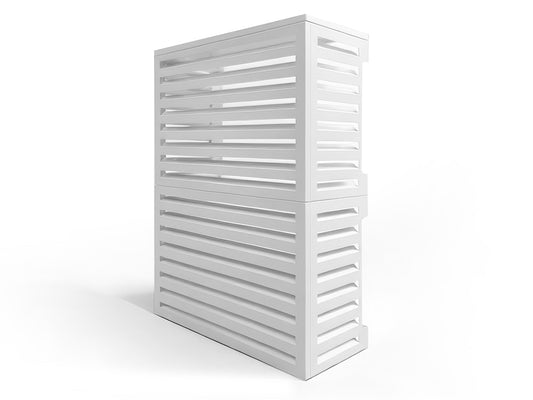 Aluminum Heat Pump Cover- White-Large