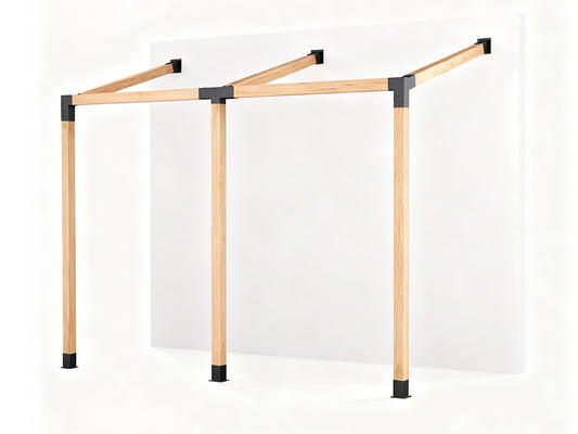 15°Slanted Wall Mount Pergola Bracket Kit