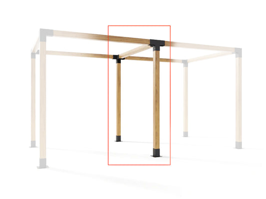 4-Way Pergola Bracket DIY Kit fit 90 x 90mm timber