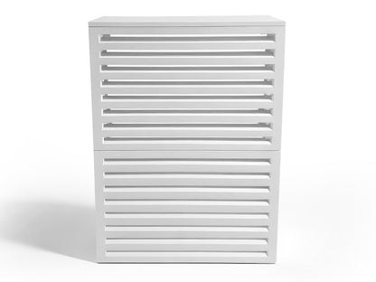 Aluminum Heat Pump Cover- White-Large